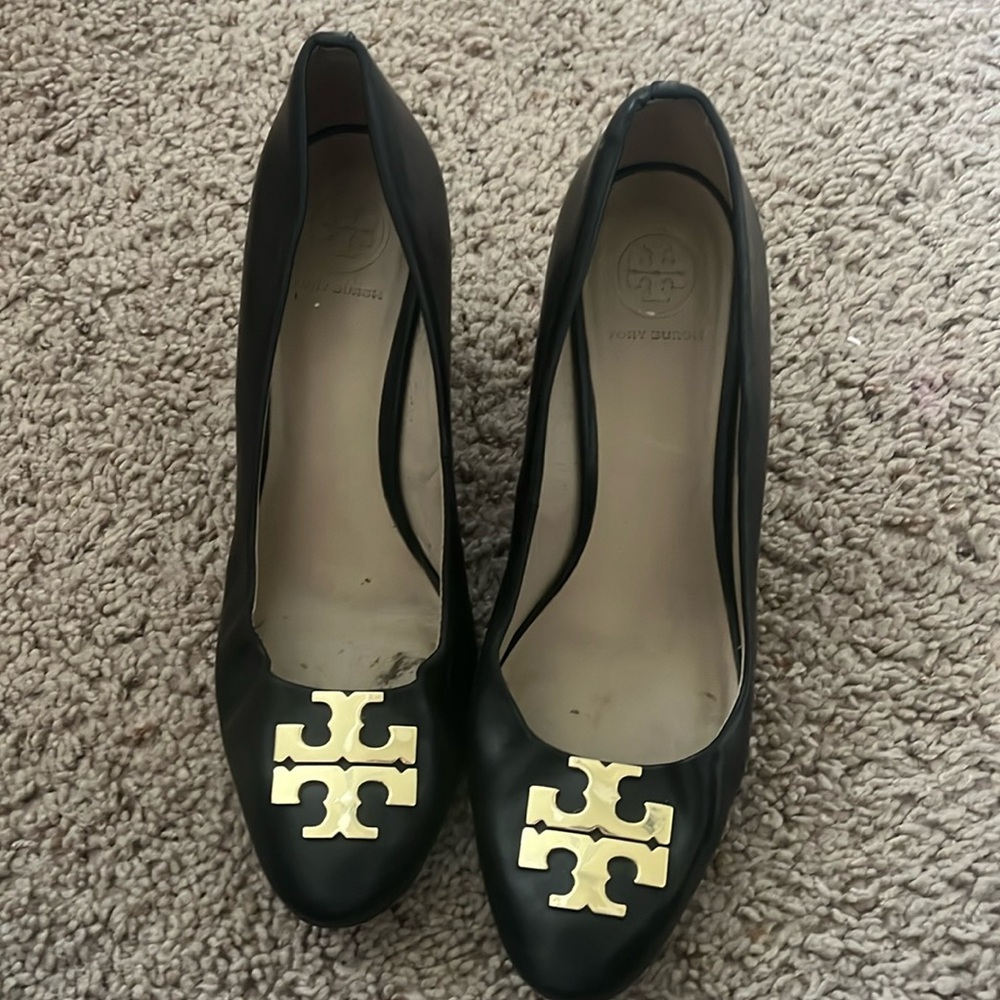 Tory Burch black Wedge heel